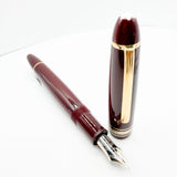 Montblanc Meisterstuck Bordeaux Resin #146 LeGrand Fountain Pen - Extra Fine 14kt Gold Nib