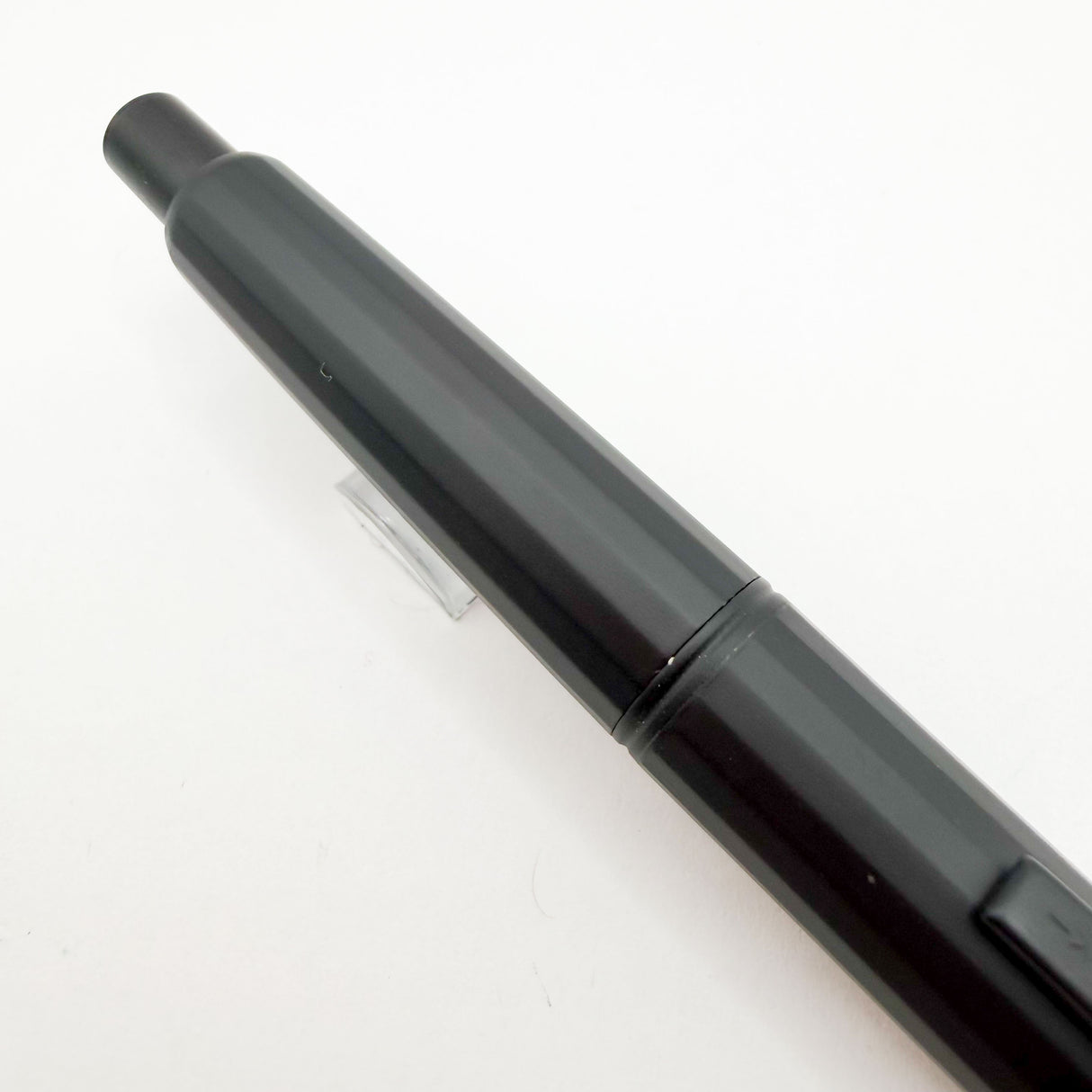 Pilot Namiki Black Matte Vanishing Point Fountain Pen - 1990s Style Multi-Facetted  Body  - Fine 14kt Gold  Nib