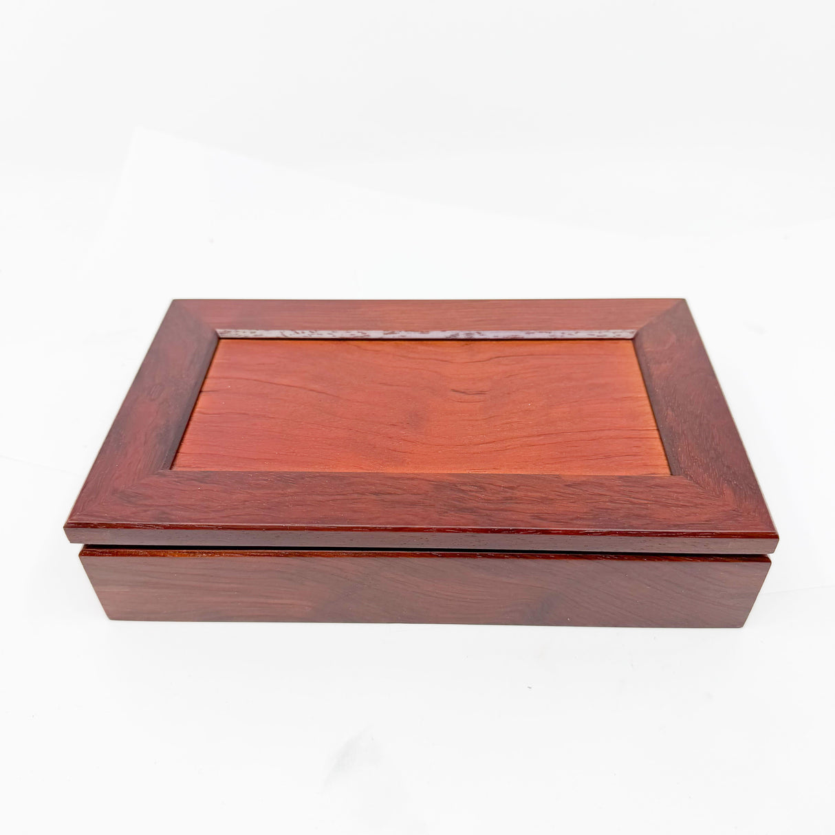Caran D'ache Varius Metwood Fountain Pen - Rhodium Plated Cap/Brazilian Rosewood Faceted Barrel - Fine 18kt Gold Nib