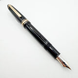 Montblanc Meisterstuck Black Resin #146 LeGrand Fountain Pen  - Fine 14kt  Gold Nib