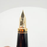 Platinum "Modern Maki-e" Cranes Fountain Pen - Fine 18kt Gold Nib