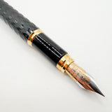 Waterman Man 100 Opera Black Chased  Fountain Pen - Fine 18kt Gold Nib