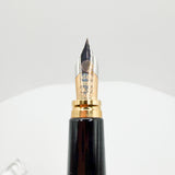Waterman Man 100 Opera Black Chased  Fountain Pen - Fine 18kt Gold Nib
