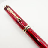 Sheaffer for Levenger Translucent Red Connaisseur Fountain Pen -  Fine 14kt Gold Nib