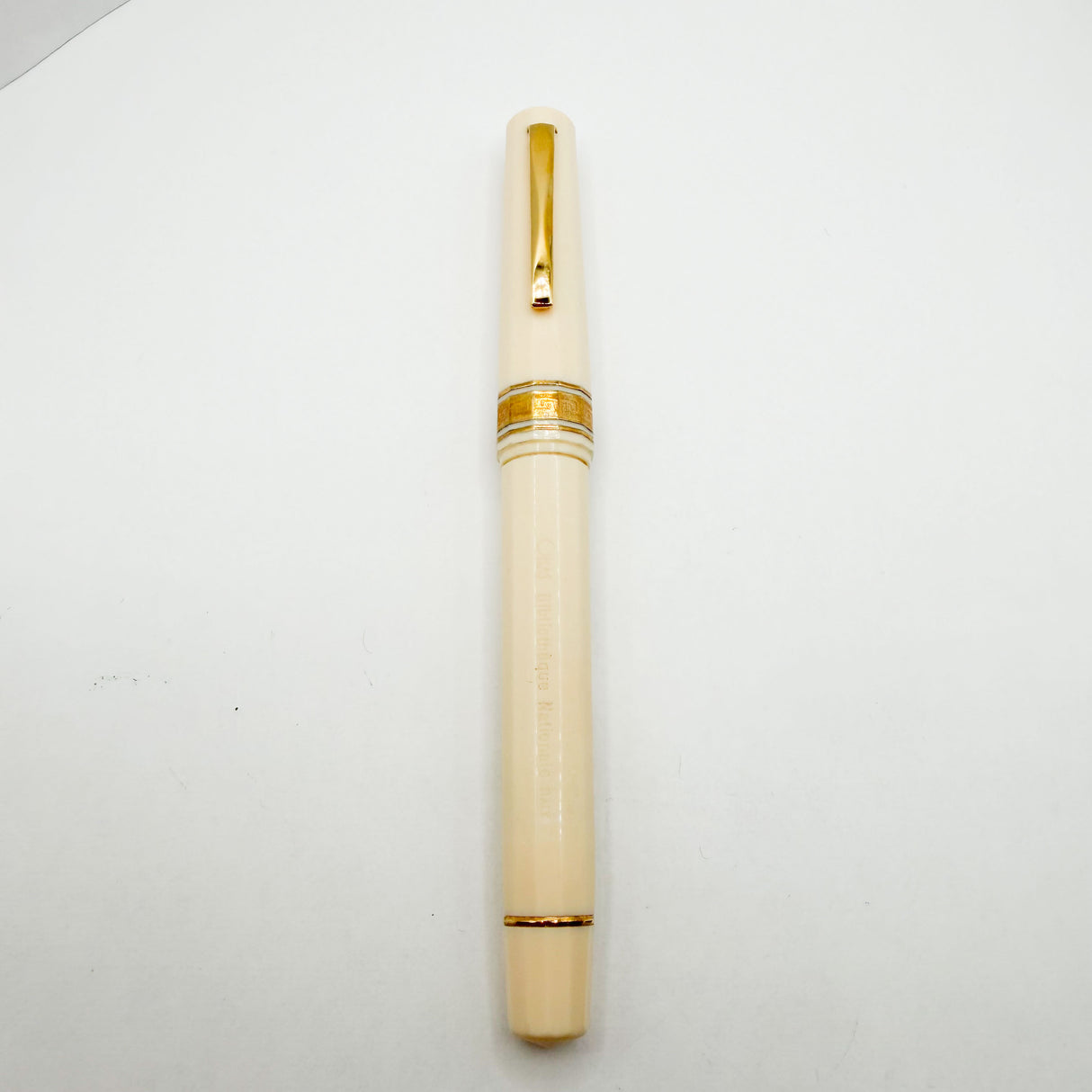 OMAS Ivory Vegetal Resin Bibliotheque Nationale Paragon Rollerball