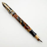 Sheaffer Amber Glow Balance II Fountain Pen  - Extra Fine 18kt Gold Nib