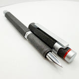 Rotring #600 Charcoal Lava Facetted Fountain Pen - Extra Fine Stainless Steel Nib