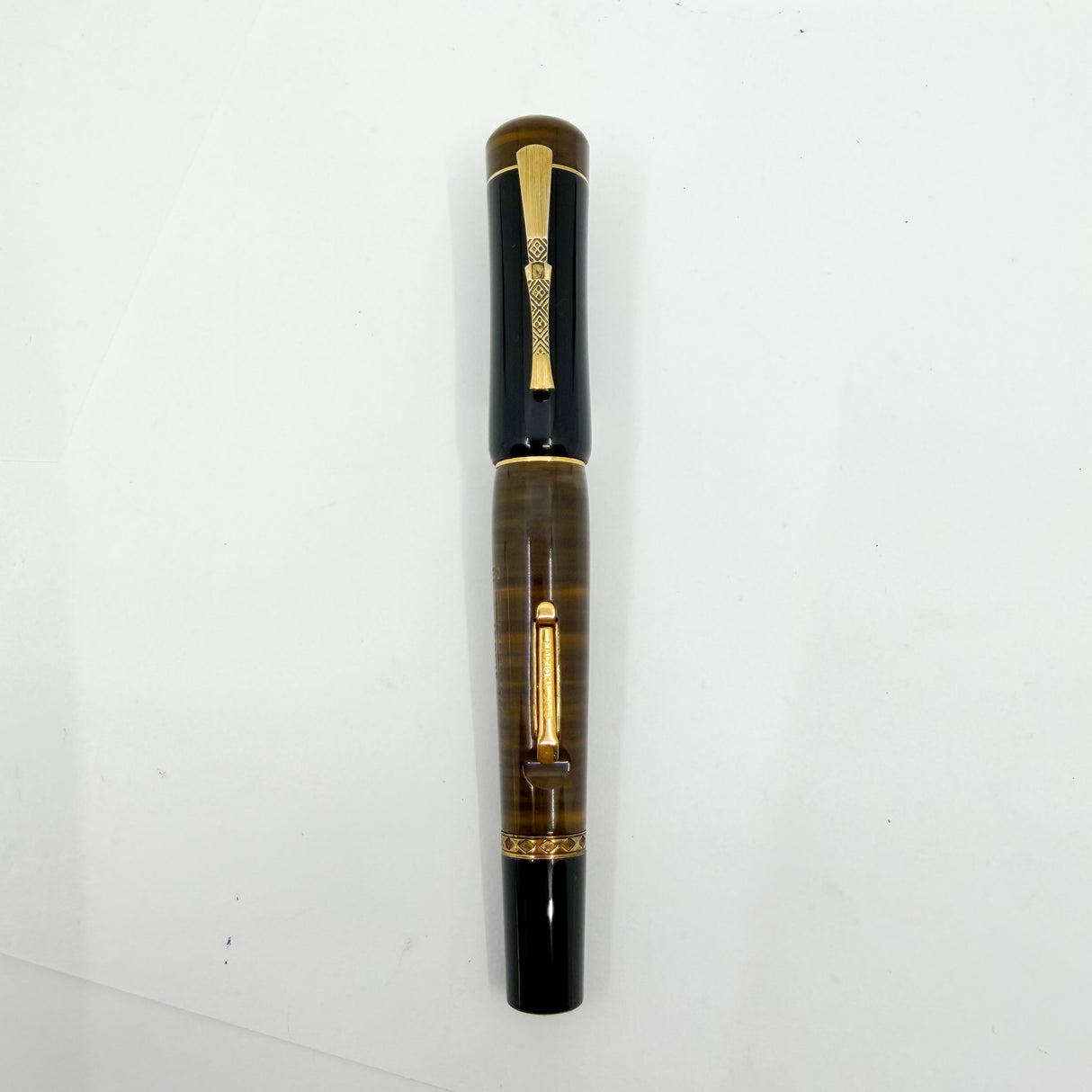 Delta Indios Indigenous People Lever Fill Fountain Pen Special Limited Edition - Extra Fine 18kt Gold Nib