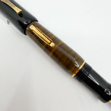Delta Indios Indigenous People Lever Fill Fountain Pen Special Limited Edition - Extra Fine 18kt Gold Nib