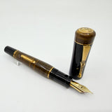 Delta Indios Indigenous People Lever Fill Fountain Pen Special Limited Edition - Extra Fine 18kt Gold Nib