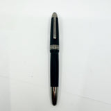 Montblanc LeGrand #146 Ultra (Matte) Black Fountain Pen - Ruthenium Plated Trim - Double Broad 14kt Gold Nib