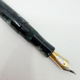 Rotring (German for "Red Ring")  Tintenkuli "1928" Celluloid Limited Edition Fountain Pen Celebrating 70 Years of Rotring Pen Production - Medium 18kt Gold Nib + an Interchangeable Stylographic Tubular Point