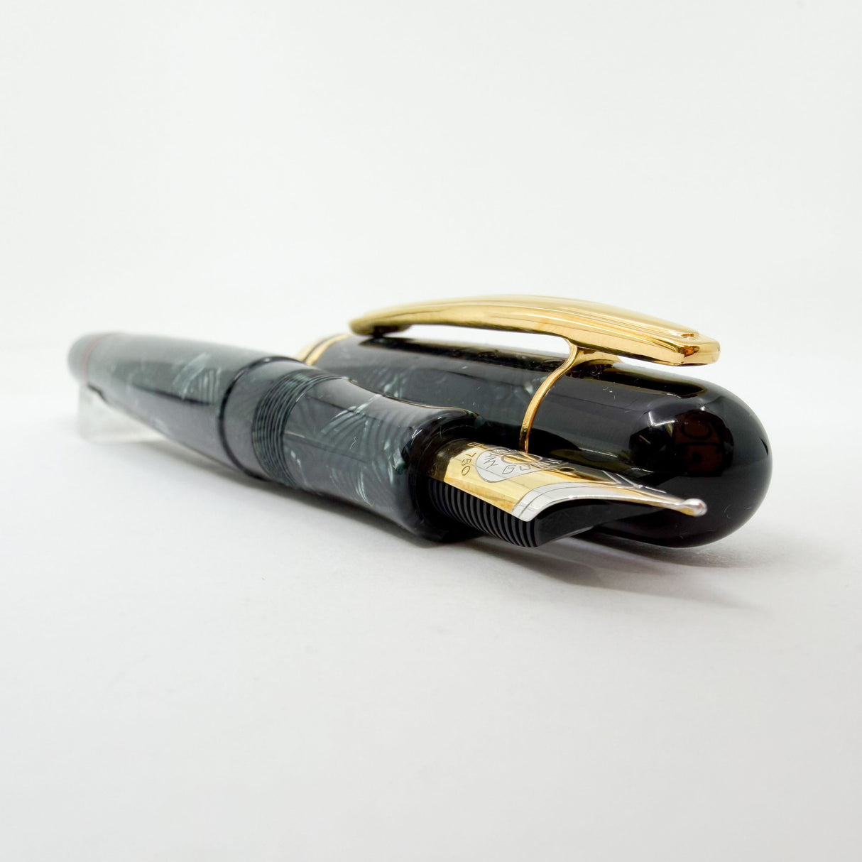 Rotring (German for "Red Ring")  Tintenkuli "1928" Celluloid Limited Edition Fountain Pen Celebrating 70 Years of Rotring Pen Production - Medium 18kt Gold Nib + an Interchangeable Stylographic Tubular Point