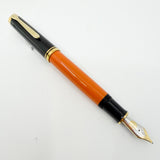 Pelikan M800 Souveran Burnt Orange  Fountain  Pen - Broad 18kt Gold Nib