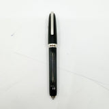 Cartier - Louis Cartier Black Composite Ribbed Fountain Pen - Fine 18kt Gold Nib