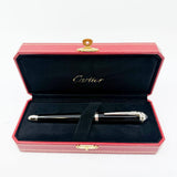 Cartier Roadster Black Composite Fountain Pen - Fine 18kt Gold Nib