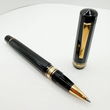 OMAS for Tiffany & Co. Black Vegetal Resin Facetted Standard Size Paragon Rollerball