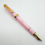 Platinum #3776 Century Celluloid Cherry Blossom Fountain Pen - Music (Italic) 14kt Gold Nib