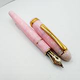 Platinum #3776 Century Celluloid Cherry Blossom Fountain Pen - Music (Italic) 14kt Gold Nib