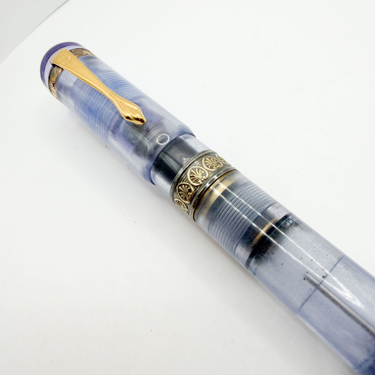 Ancora (Italy) Demonstrator Limited Edition Fountain Pen - Fine Semi-Flex 18kt Gold Nib