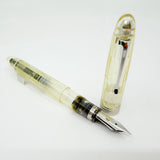 OMAS "Vision" Ogiva Transparent Fluted Demonstrator Fountain Pen - Fine 18kt Gold Nib