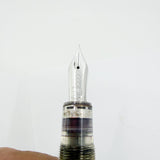 OMAS "Vision" Ogiva Transparent Fluted Demonstrator Fountain Pen - Fine 18kt Gold Nib