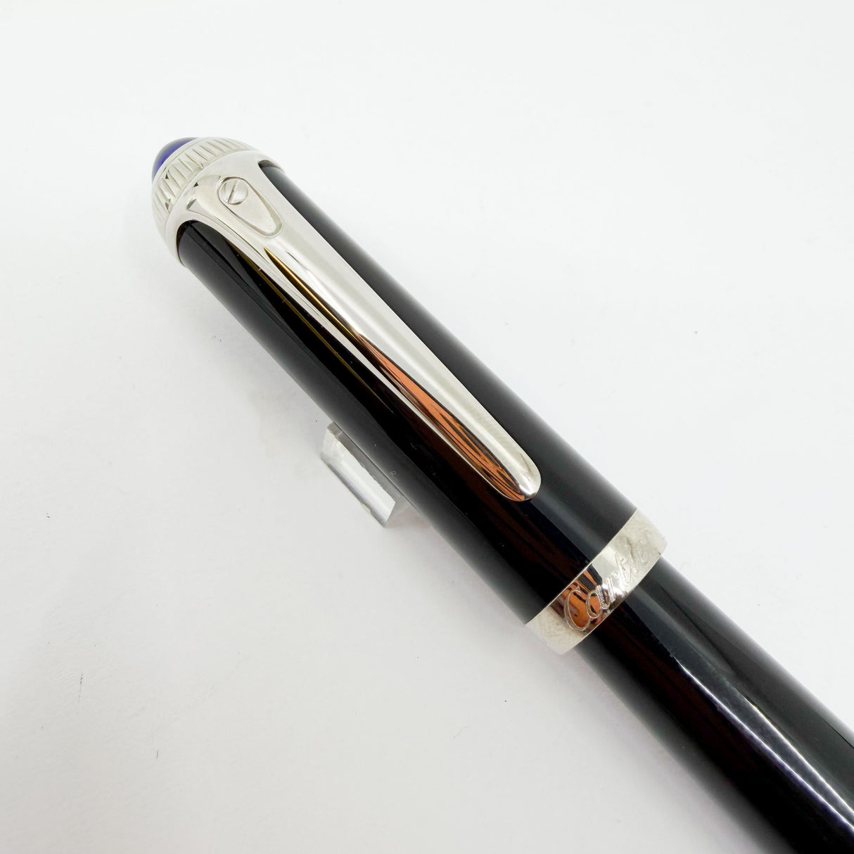 Cartier Roadster Black Composite Fountain Pen - Fine 18kt Gold Nib