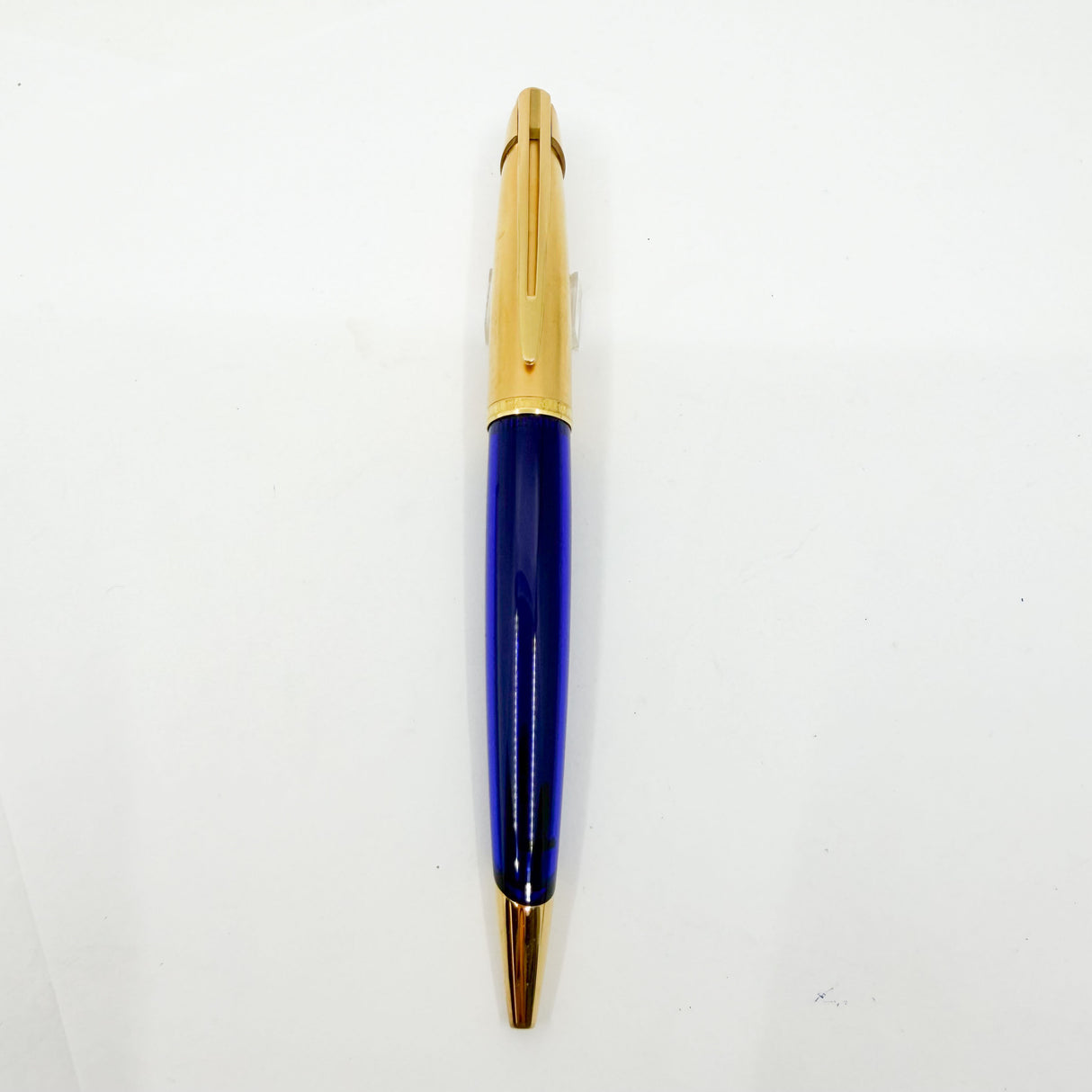 Waterman Edson Translucent Blue Ballpoint Pen