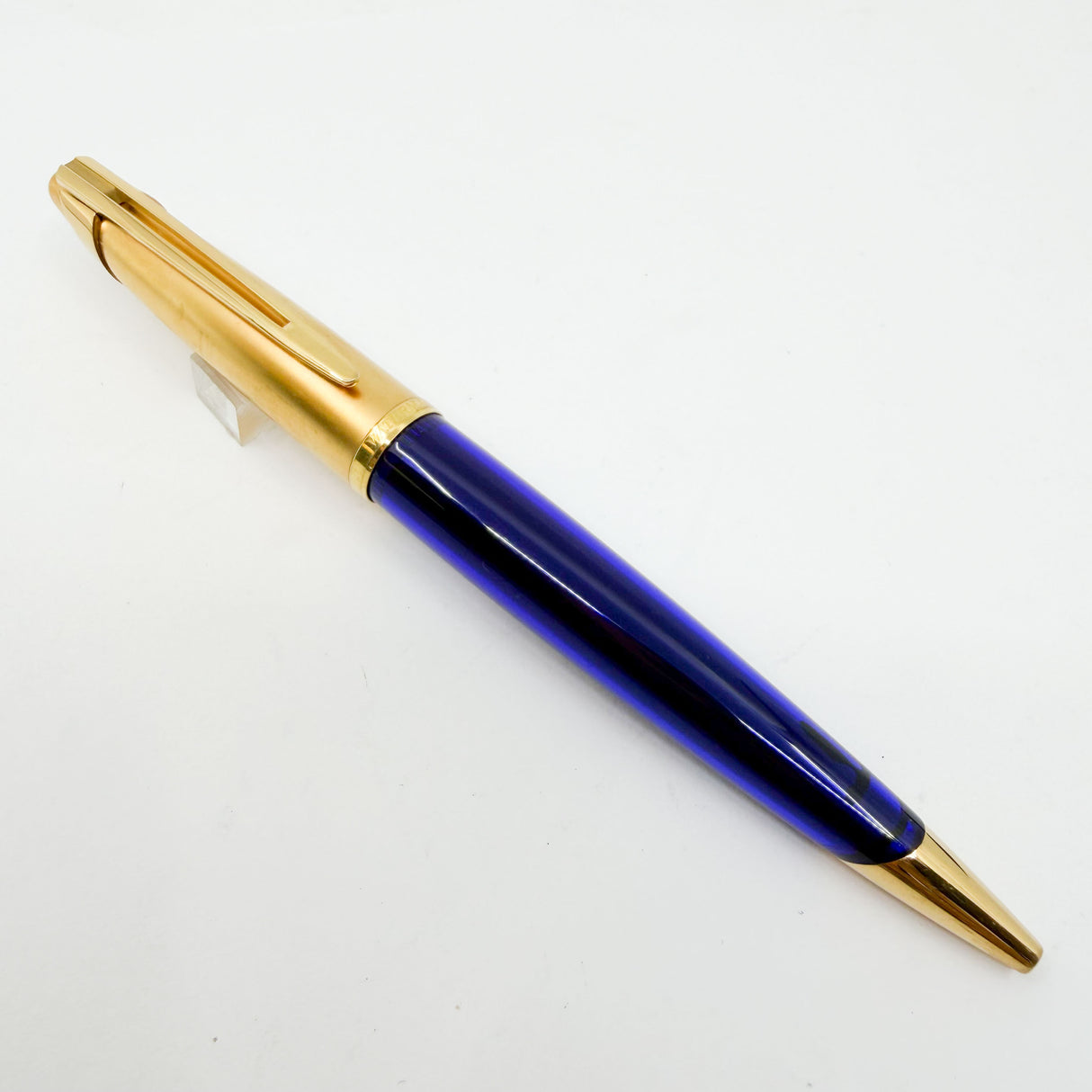 Waterman Edson Translucent Blue Ballpoint Pen