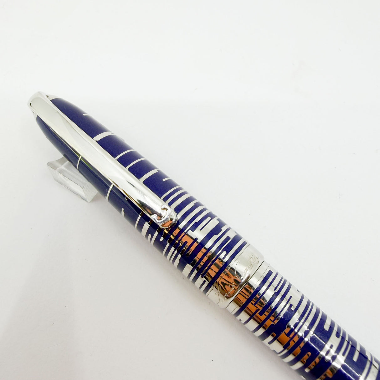 Cartier Constellation Limited Edition Blue Laque & Platinum Plated Ballpoint Pen - LE# 291/1847