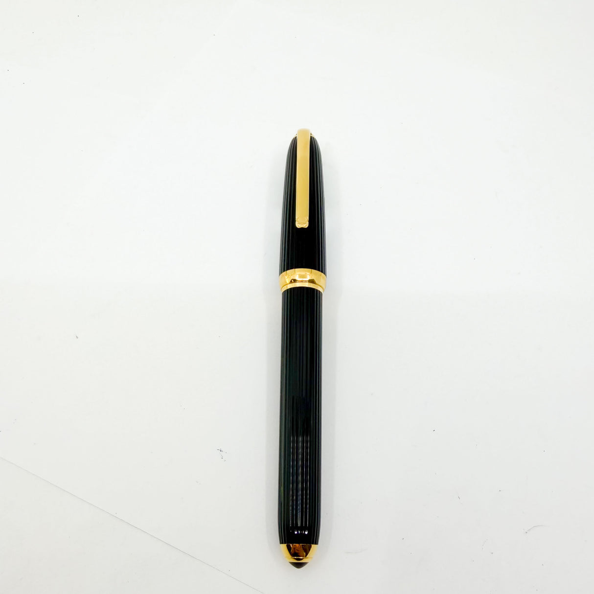 Cartier - Louis Cartier Black Composite Ribbed Rollerball - Gold-Plated Trim