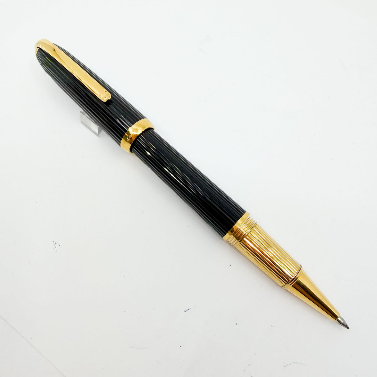 Cartier - Louis Cartier Black Composite Ribbed Rollerball - Gold-Plated Trim