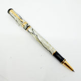 Parker Duofold Lustrous Pearl & Black Rollerball