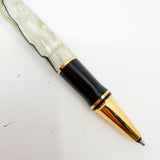 Parker Duofold Lustrous Pearl & Black Rollerball
