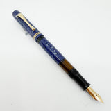 Pelikan Lapis Blue Celluloid  (1935 Originals of their Time) Limited Edition Fountain Pen - Fine 18kt Gold Nib