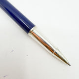 Bossert & Erhard Sterling Silver/Blue Enamel  Rollerball