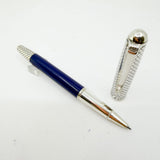 Bossert & Erhard Sterling Silver/Blue Enamel  Rollerball