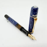 Pelikan Lapis Blue Celluloid  (1935 Originals of their Time) Limited Edition Fountain Pen - Fine 18kt Gold Nib