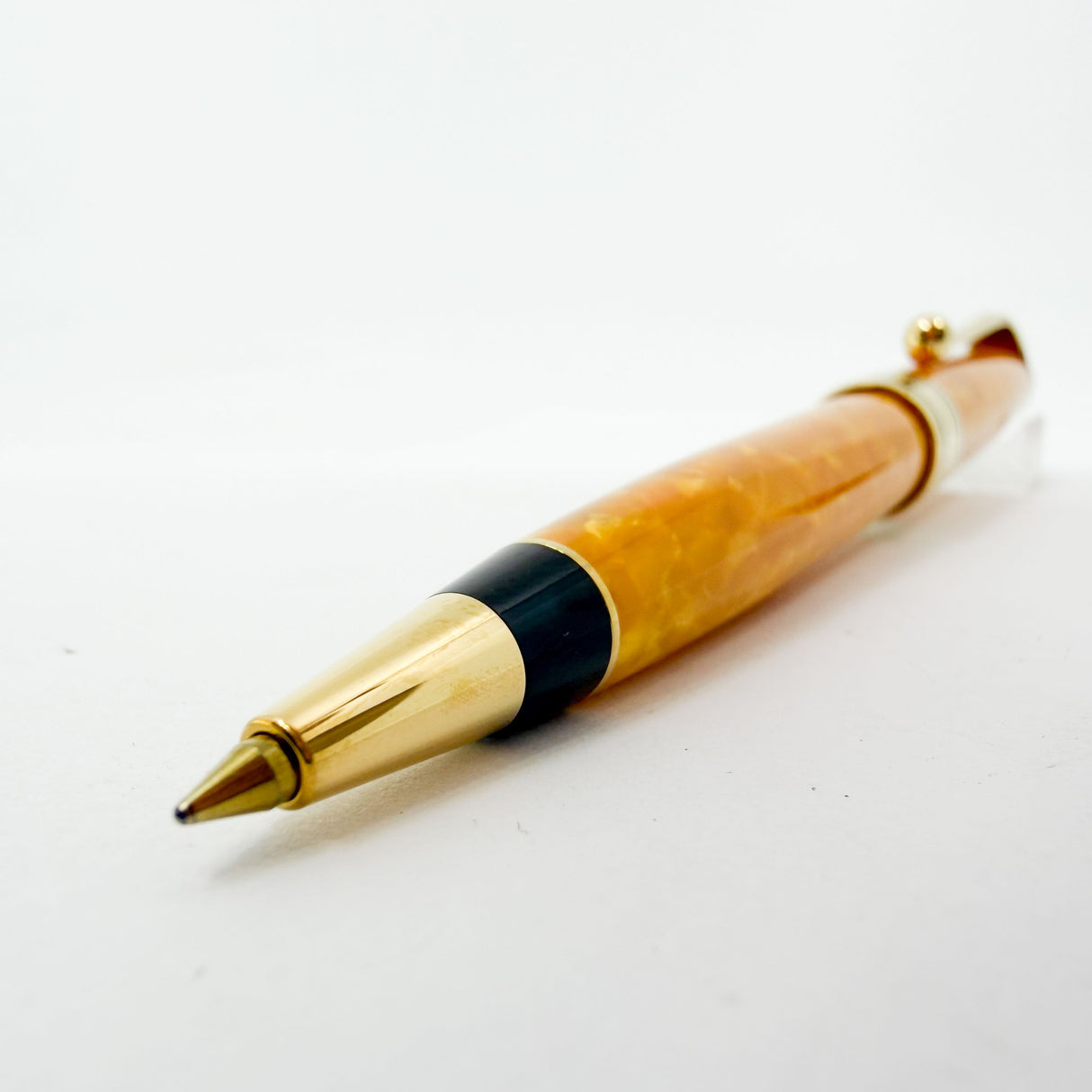Aurora Sole Marbled Orange Limited Edition  Ballpoint Pen