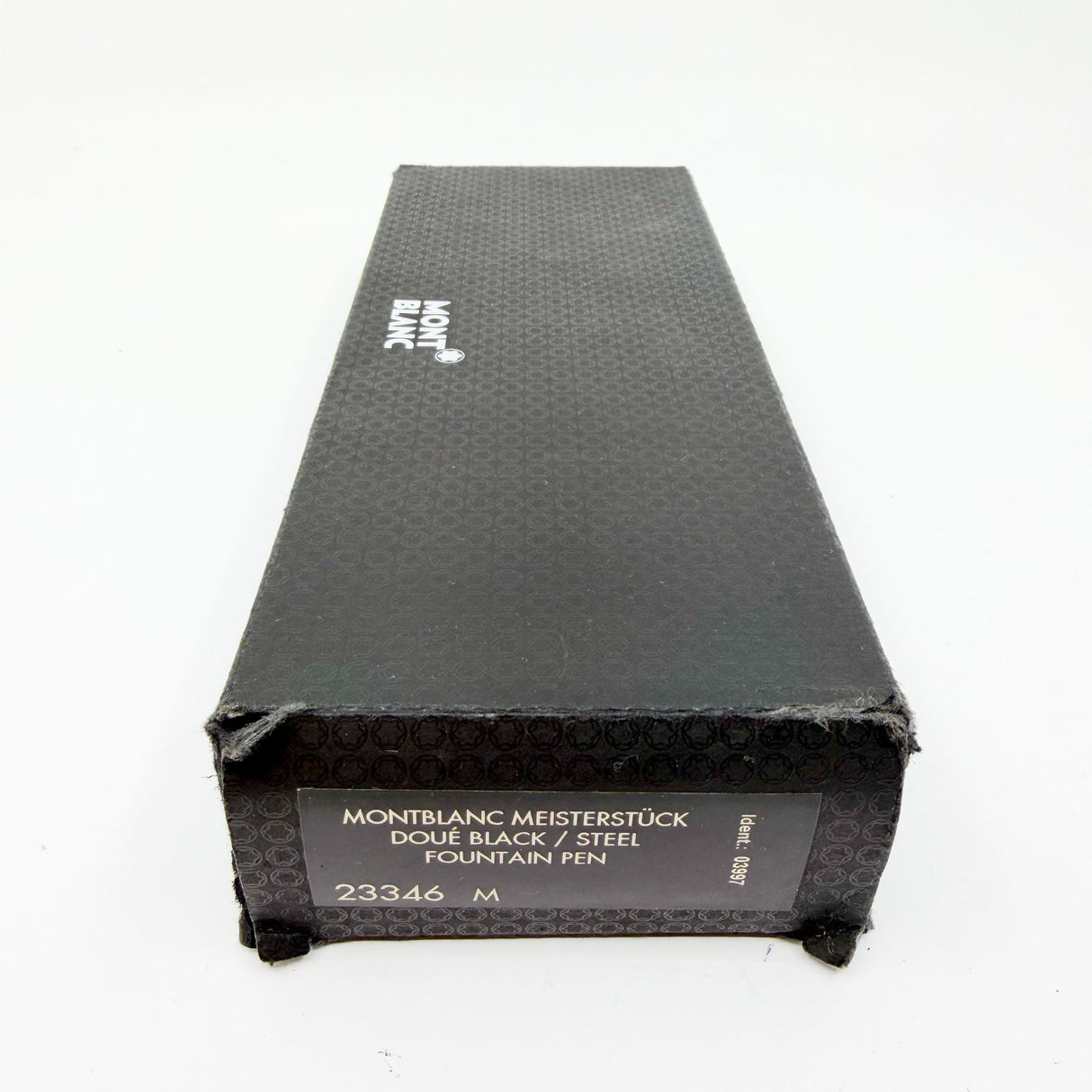 Montblanc Meisterstuck #146 Doue Black with Stainless Steel Cap LeGrand  Fountain Pen - Medium 18kt Gold Nib