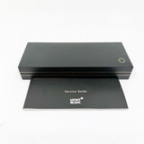 Montblanc Meisterstuck #146 Doue Black with Stainless Steel Cap LeGrand  Fountain Pen - Medium 18kt Gold Nib