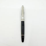 Montblanc Meisterstuck #146 Doue Black with Stainless Steel Cap LeGrand  Fountain Pen - Medium 18kt Gold Nib