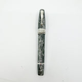 Montegrappa "Extra" Art Deco Shiny Lines Celluloid  Limited Edition Fountain Pen #35/50 - Broad 18kt Gold Nib