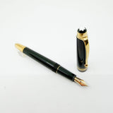 Montblanc Meisterstuck Fountain Pen - 145 The Origin Green -  Celebrating the 100th Anniversary of the Meisterstuck - Medium 14kt Gold Nib