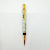 Parker Duofold Lustrous Pearl & Black Ballpoint Pen