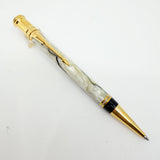 Parker Duofold Lustrous Pearl & Black Ballpoint Pen