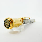 Parker Duofold Lustrous Pearl & Black Ballpoint Pen