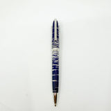 Cartier Constellation Limited Edition Blue Laque & Platinum Plated Ballpoint Pen - LE# 291/1847