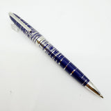 Cartier Constellation Limited Edition Blue Laque & Platinum Plated Ballpoint Pen - LE# 291/1847