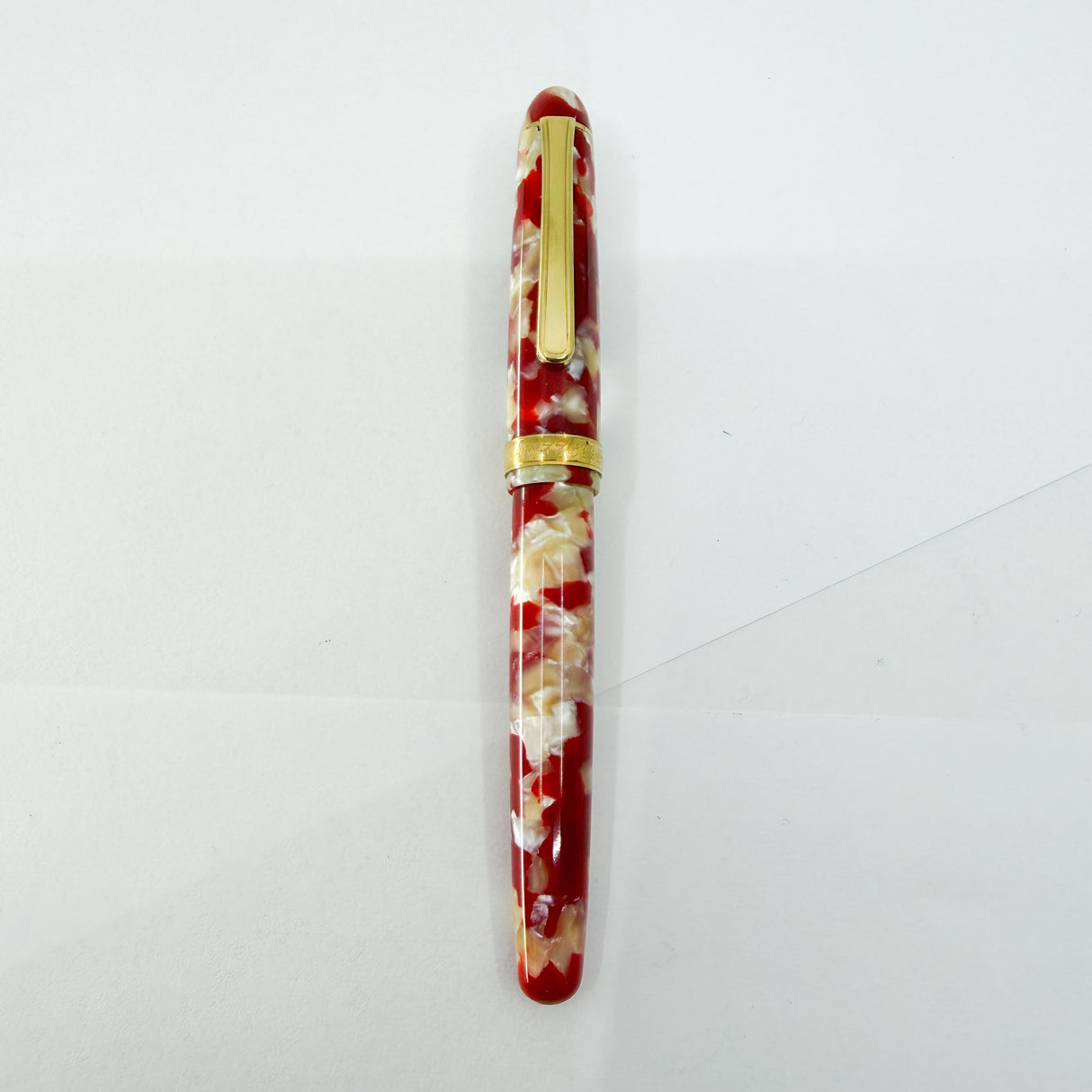Platinum 3776 Century Celluloid Koi/Goldfish Fountain Pen - Broad 18kt Gold Nib